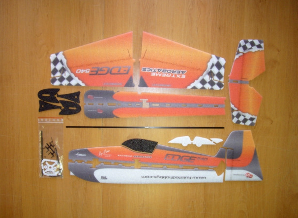 Edge 540 Mini Rouge 620mm Rc Factory  Voltige